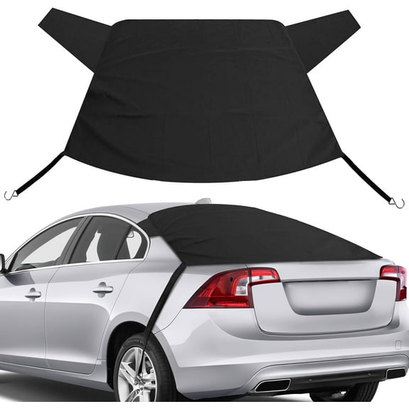 Rear Windshield Cover for Ice and Snow | Car Back Window Snow & Frost Cover | Complete Protection from Snow and Other Winter Debris | Winter Car Accessories for Sedan, SUV & Van | Medium