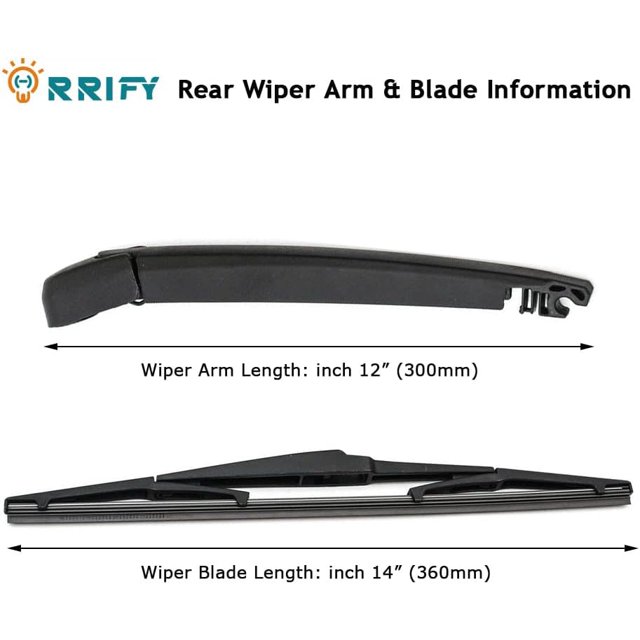 Rear Windshield Wiper Arm Blade Set For Hyundai Santa Fe 20072012, For