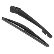 Unique Bargains Black Rear Windshield Wiper Blade Arm Set 255mm 10 Inch for Honda HR-V 2014-2017