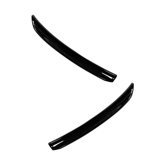 Rear Wing Trim Spoiler Extension Lip Fins for Mini Cooper - Black ABS with Adhesive Tape