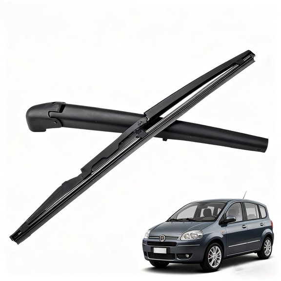 Rear Wiper Arm Assembly for Idea 2003-2018, Plastic Construction for Enhanced Visibility, Installation Replacement Part