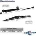 Rear Wiper Arm Blade Set For Jeep Grand Cherokee 19992004 Rear