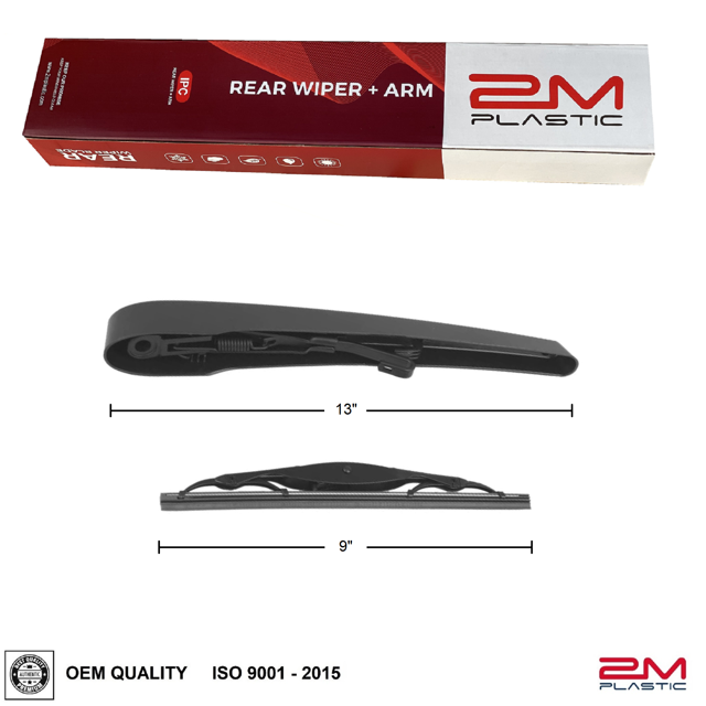 Rear Wiper Arm & Blade for Buick Encore 1320 Chevy Trax 1520 OEM