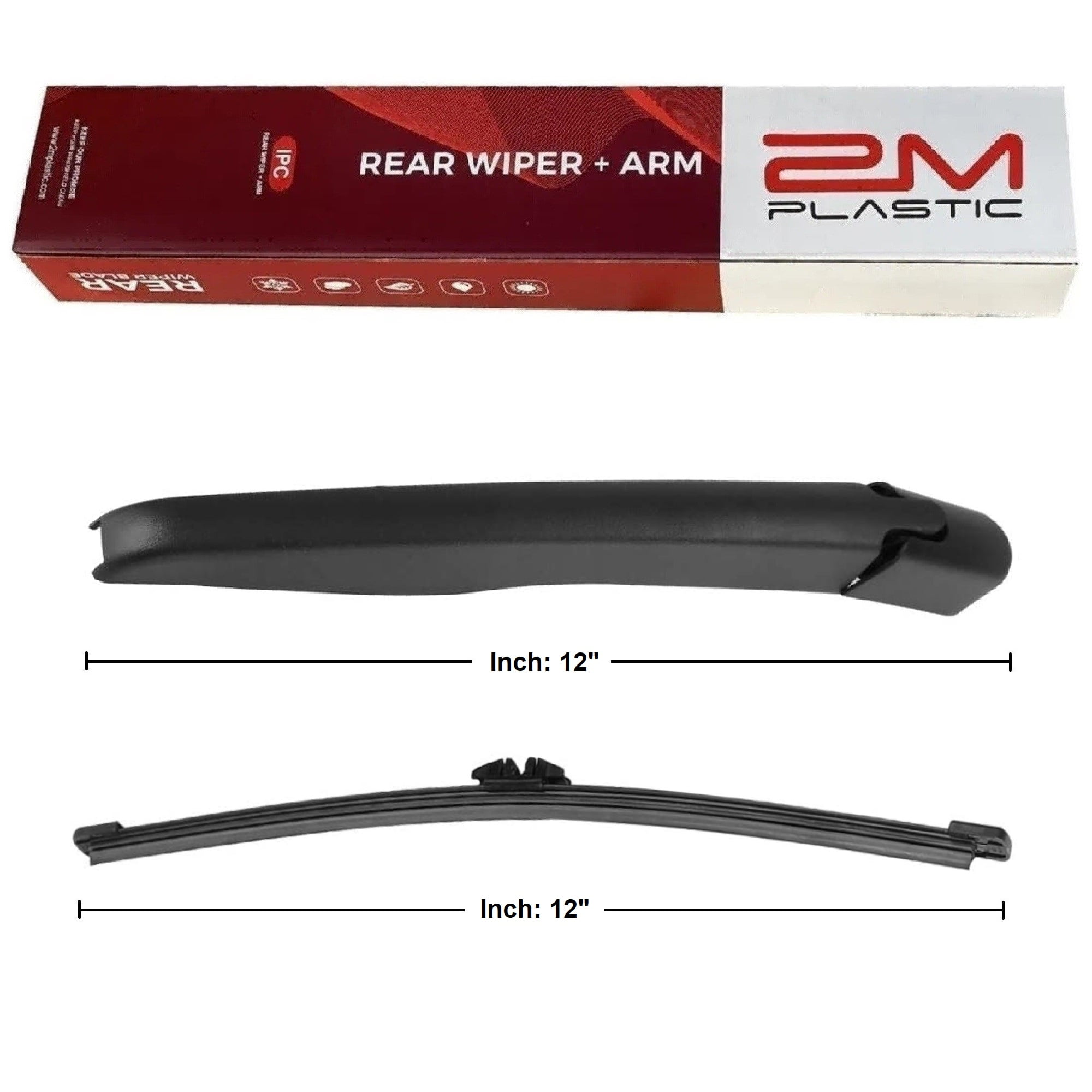 Rear Wiper Arm Blade for Ford Edge 15-2020 - Walmart.com