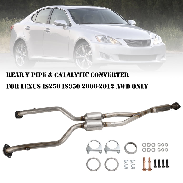 Rear Y Pipe & Catalytic Converter 18H52-95 For Lexus IS250 IS350