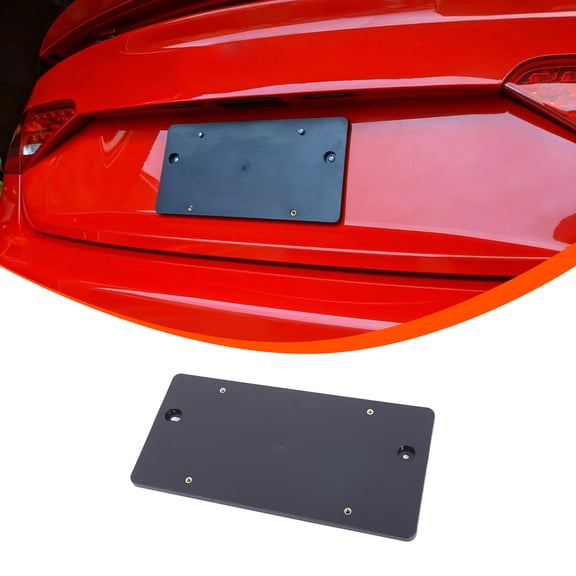 Rear License Plate Holder for Audi A3/S3/A4/S4/A5/S5/SR5/A6/S6/Q5/Q7 (US version) Bumper License Plate Frame Car Exterior Accessories