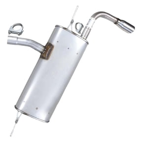 Stainless Steel Exhaust Muffler Fits 2013-2019 Ford Fusion 15.L, 1.6L, 2.0L & 2.5L - Direct Fit