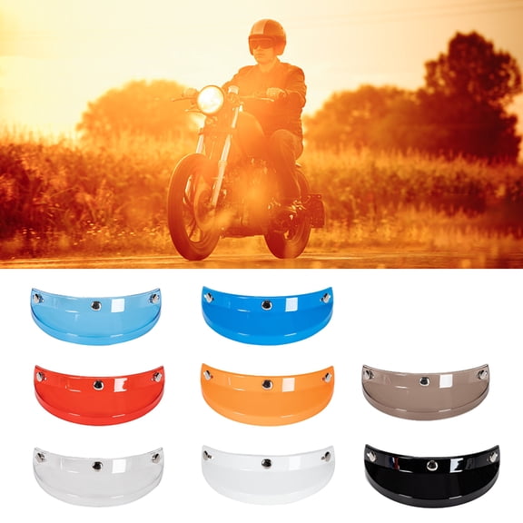 Rear view mirror,3 Visor Down Open Helmet Wind Universal Down Open Helmet Flip Down Visor Flip Huiop Visor-buzhi White White
