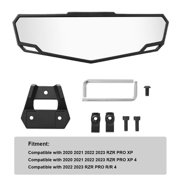 Rear view mirror,Compatible Xp/4 Rearview Mirror Xp/4 2020-2023 (#2883763) Rear View With Xp/4 Mirror Xp/4 Mirror Utv View Mirror Xp/4 Utv Compatible With Mirror Compatible