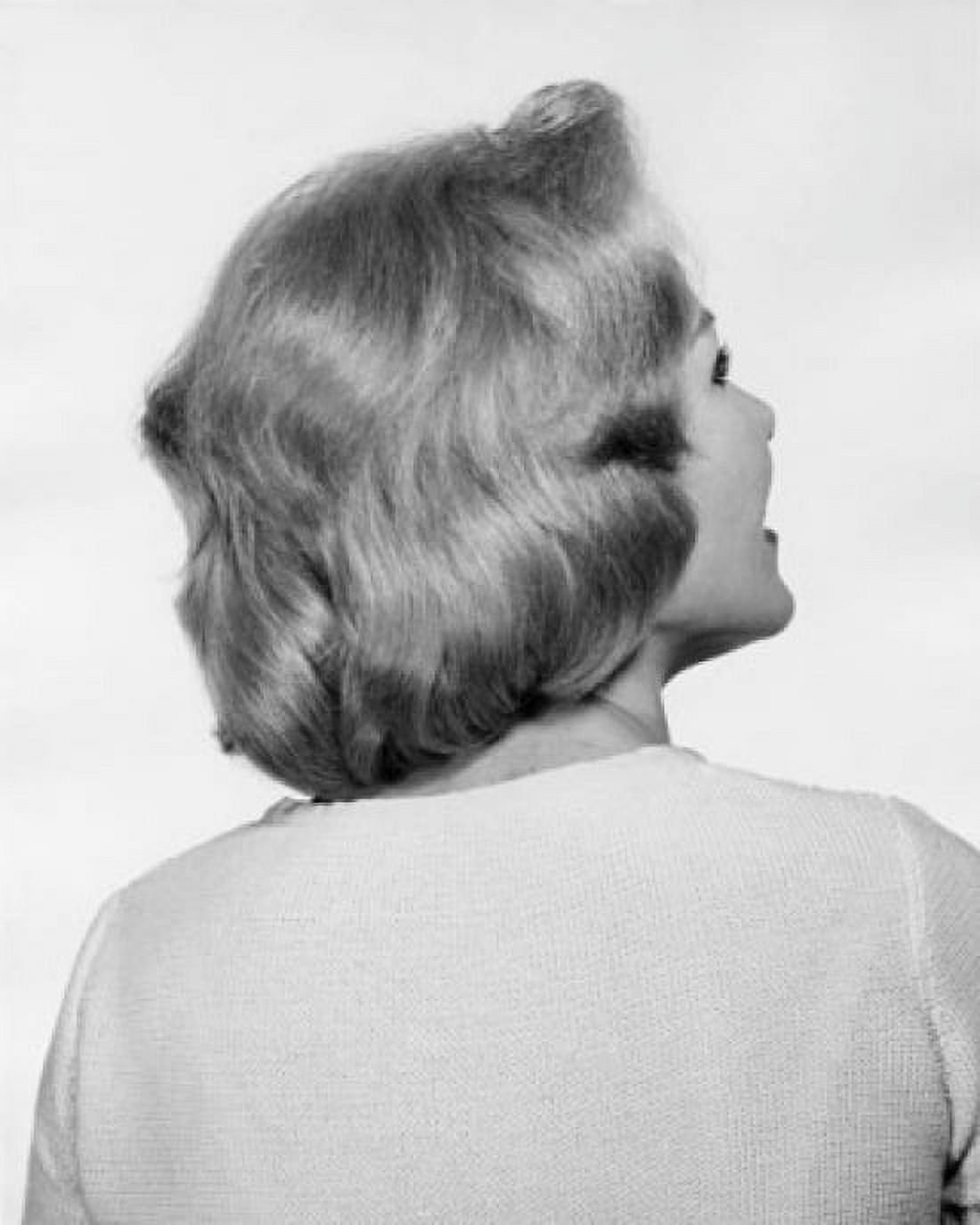 Rear view of a young woman looking up Canvas Art - (18 x 24)