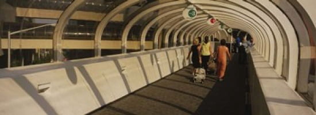 Rear view of tourists walking on a walkway Atlanta Georgia USA Canvas Art - Panoramic Images (18 x 7)