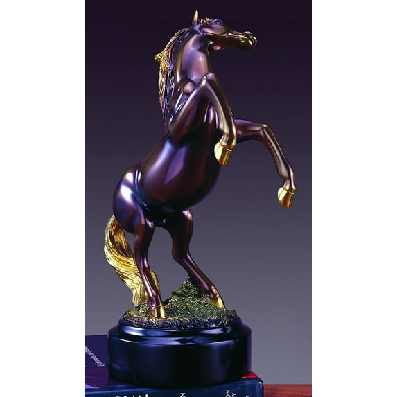 Rearing Horse Statue - Sculpture