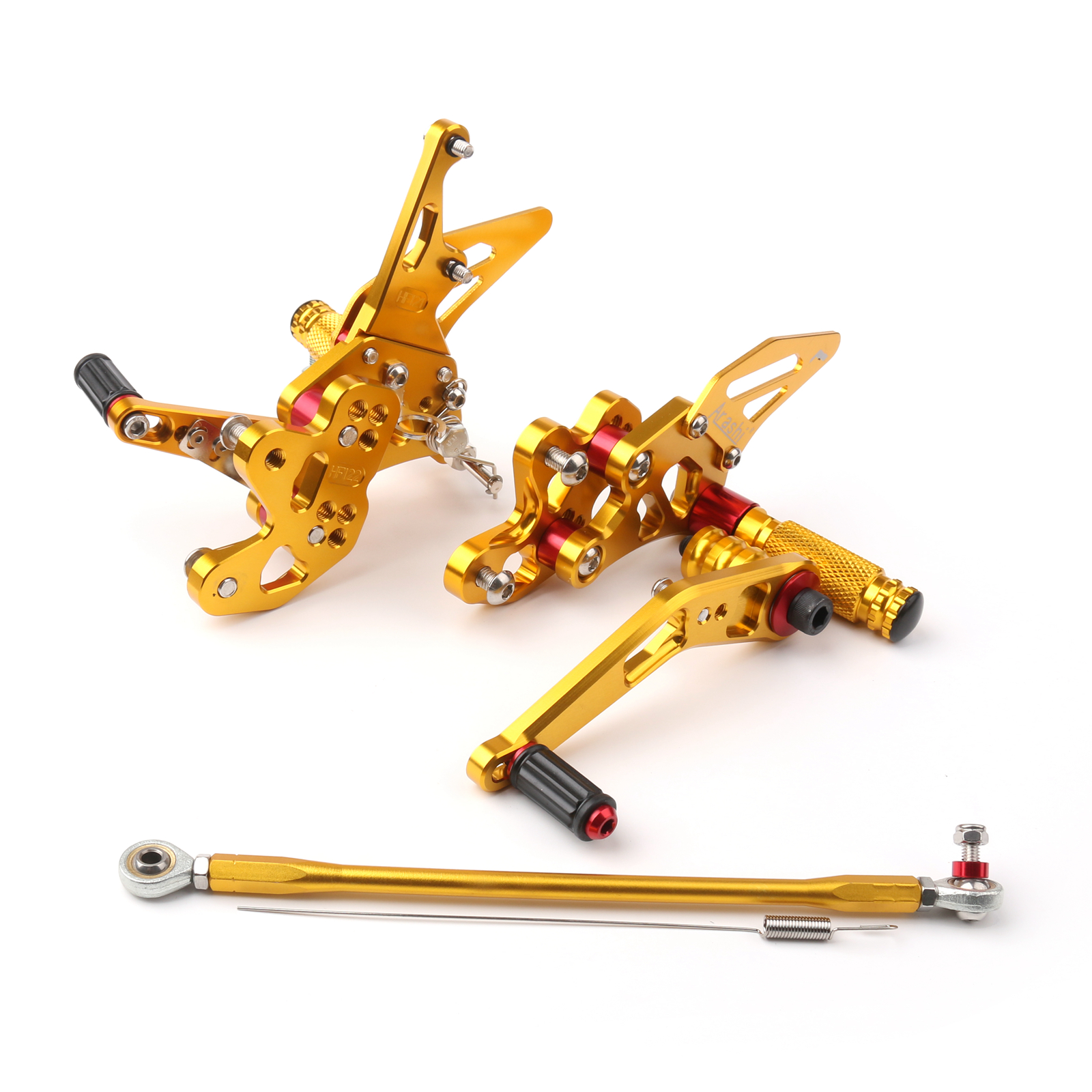 Rearset Rear set For Suzuki GSXR GSX-R 600/750 2006-2010 Gold - Walmart.com