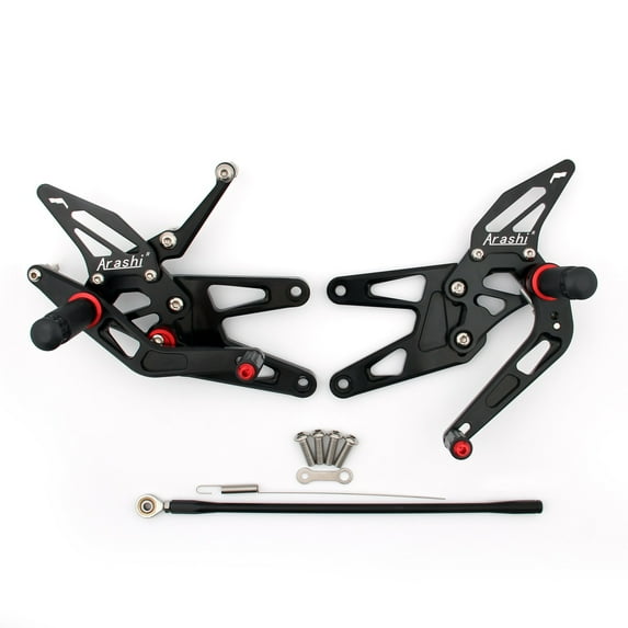 Rearset Rear set for Yamaha YZF 600 R6 2003-2005 Black