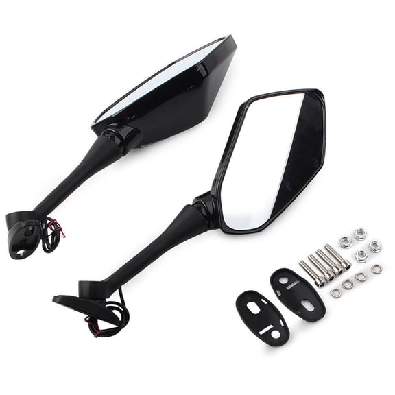 Rearview LED Turn Signal Side Mirrors for Honda CBR600RR CBR 1000RR 2004-2007