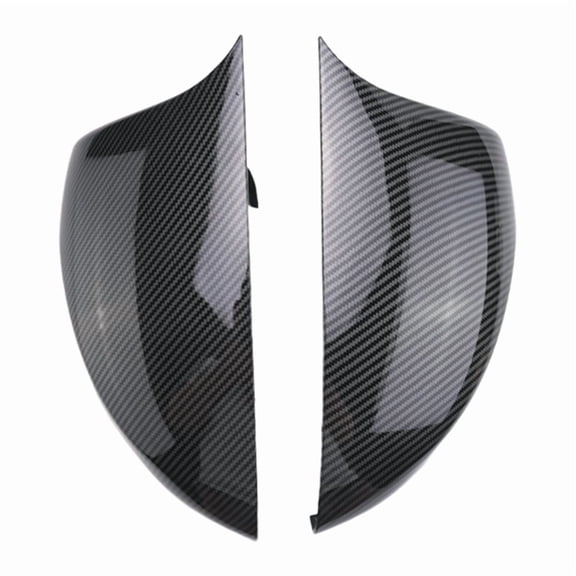 Rearview Mirror Cover for MG 5 MG5 2021 Car Side Rear View Mirror Cover Trim Decorative Accessories, Carbon Fiber,2 * Rearview mirror cover,carbon fiber & black
