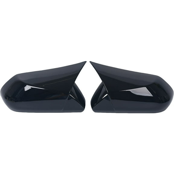 Rearview Mirror Covers Fits For Toyota Camry 2018-2024, Exterior Mirrors Caps, Side Mirror Replacement Covers, Bull Horn Rearview Mirror Caps-Black