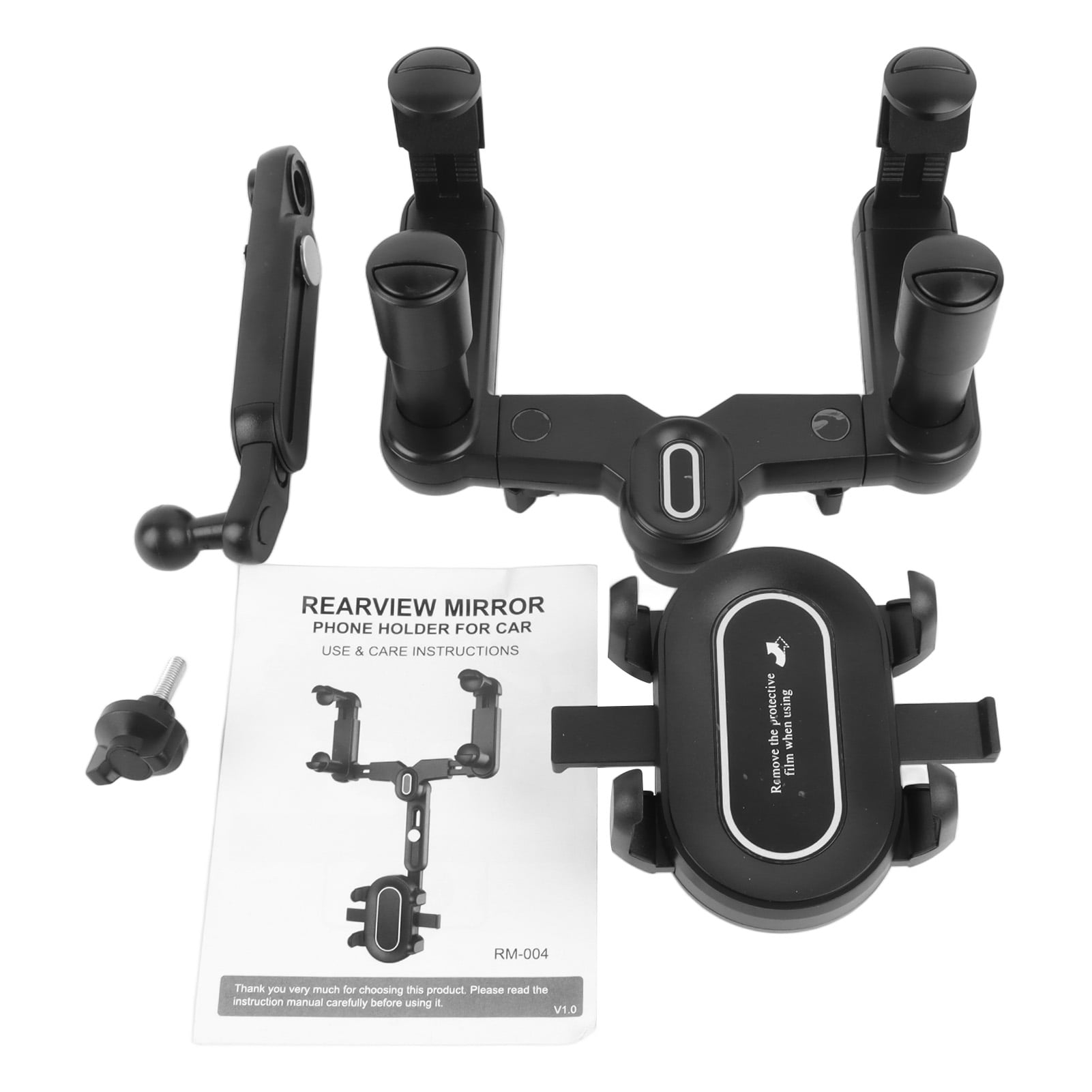 Rearview Mirror Mobile Phone Mount Navigation GPS Recorder Suspension