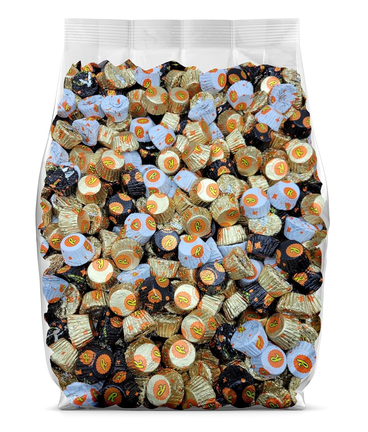 Rease’s Peanut Butter Cups Miniatures Assortment Bulk Chocolate Halloween Candy | Approx. 104 Pieces | 2 Pounds | Individually Wrapped Candy for Parties, Buffets, Gifts, and Treats!