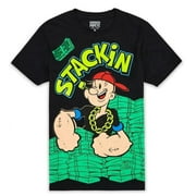 Reason Brand X Popeye Mens Officially Licensed Exclusive Graphic Tee T-Shirt Large, Stankin