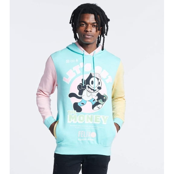 Reason "Felix The Cat" Money Hoodie Size Large