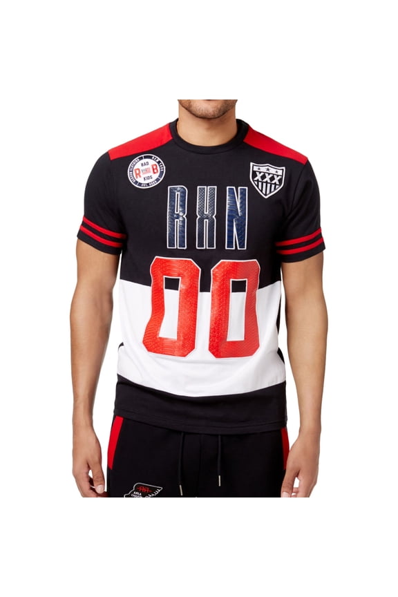 Mens Rival Graphic T-Shirt, Multicoloured, XX-Large