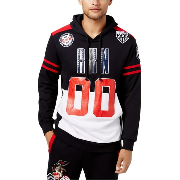 Reason Mens Rival Hoodie Sweatshirt, Multicoloured, Small