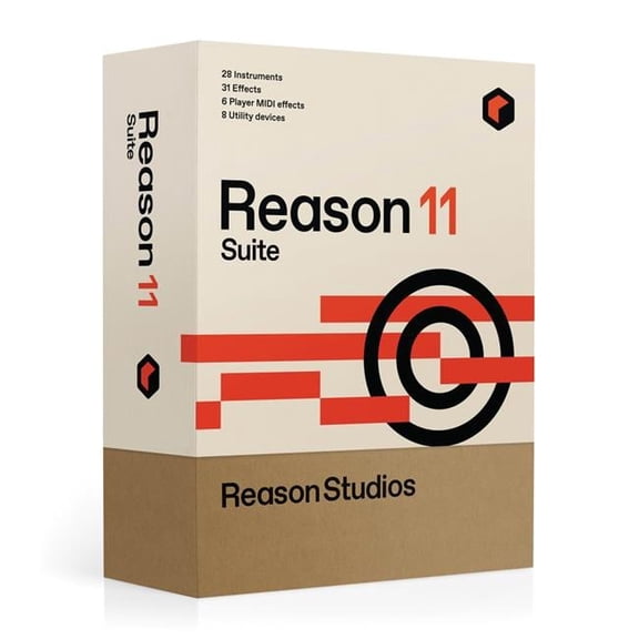 Reason Studios 322842 Propellerheads 11 Suite Boxed Edition Music Software