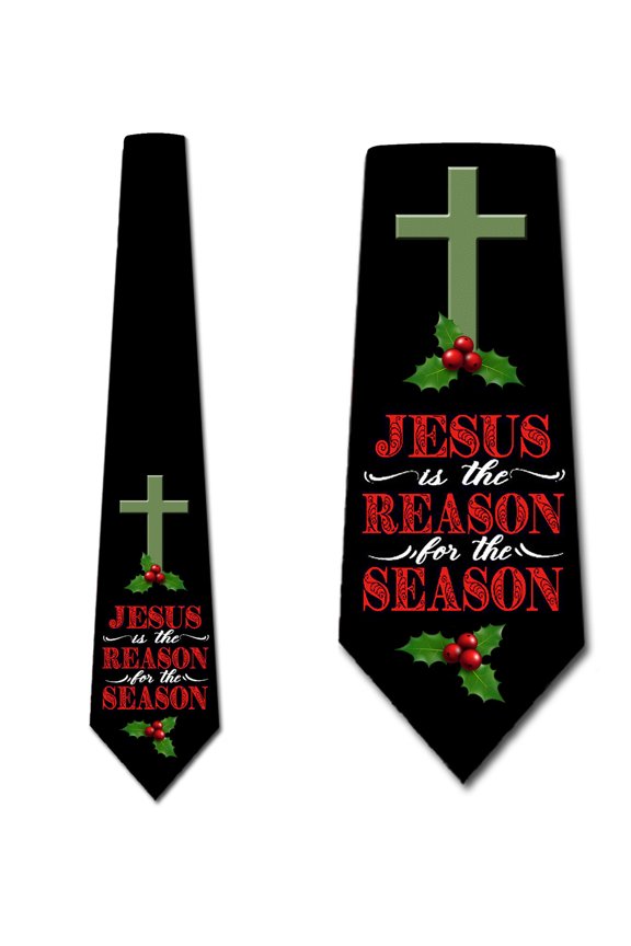 Reason for the Season Necktie Mens Tie by Three Rooker