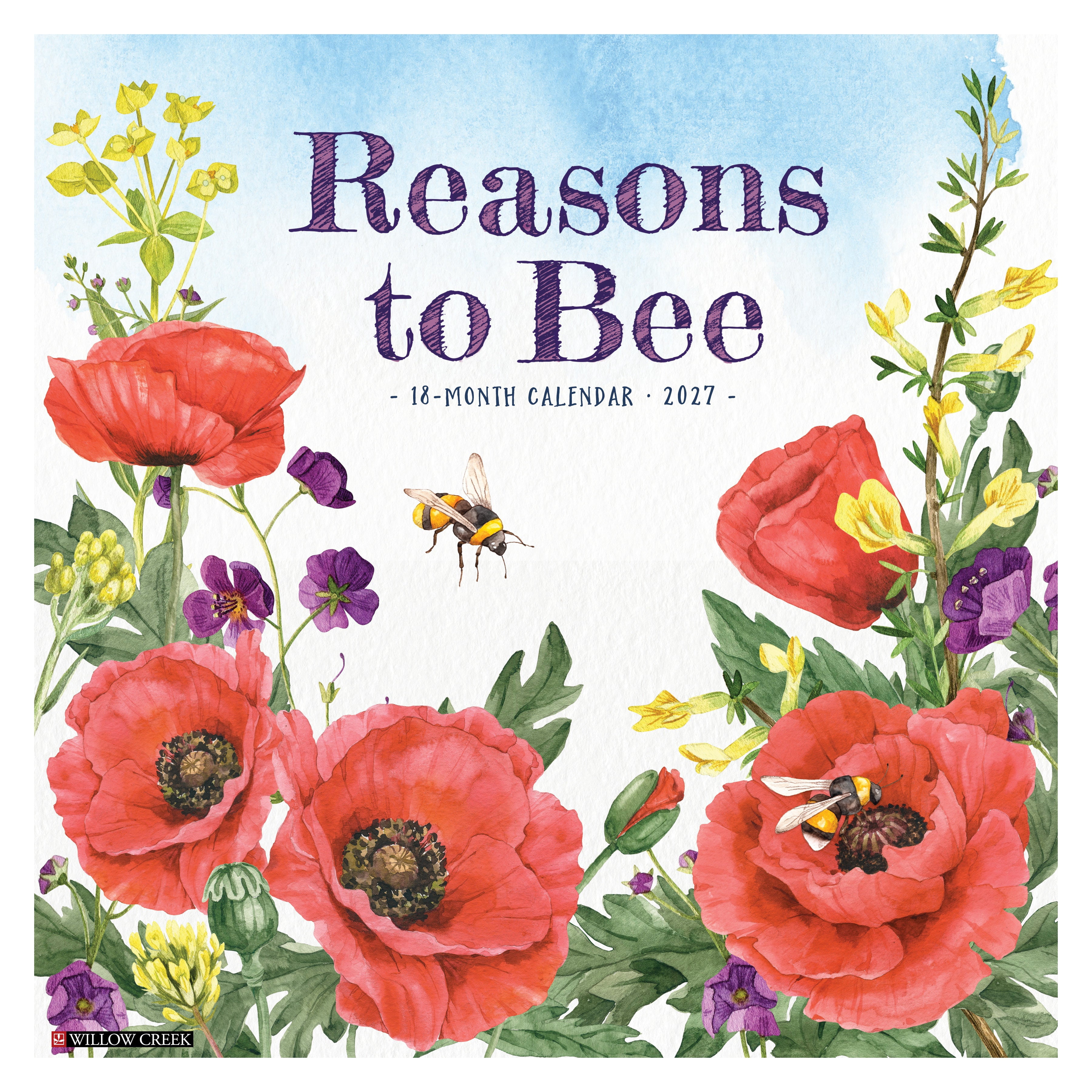 Willow Creek Press, Reasons to Bee 2027 Wall Calendar