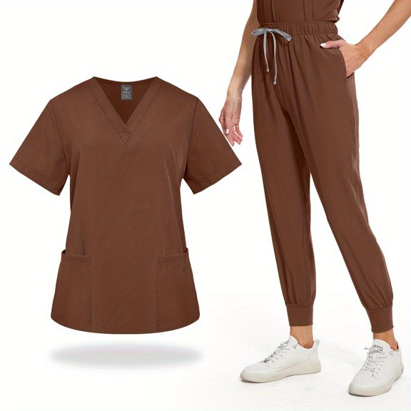Reathable Short - Sleeve Tops Paired with Drawstring Elastic Pants: Comfortable, Stylish & Functional Set
