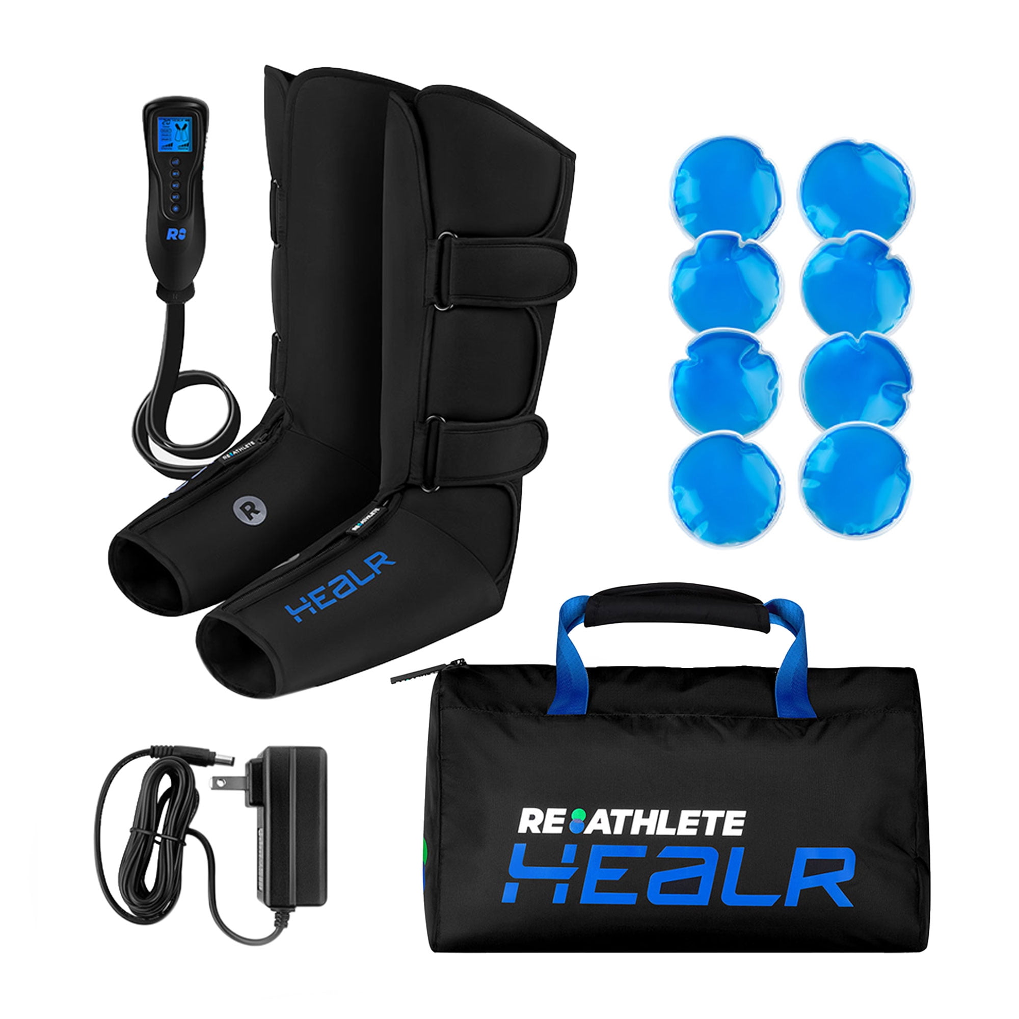 Reathlete HEALR Triple Therapy Leg Massager with Compression, Heat