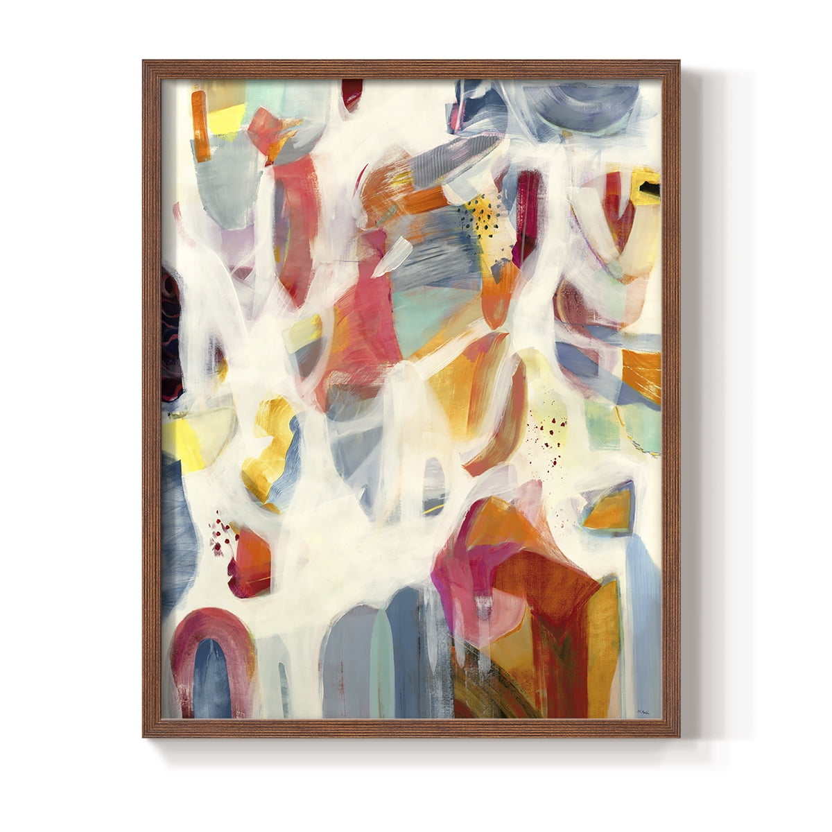 Reawaken in Brown Solid Wood 8 x 10 Framed Print