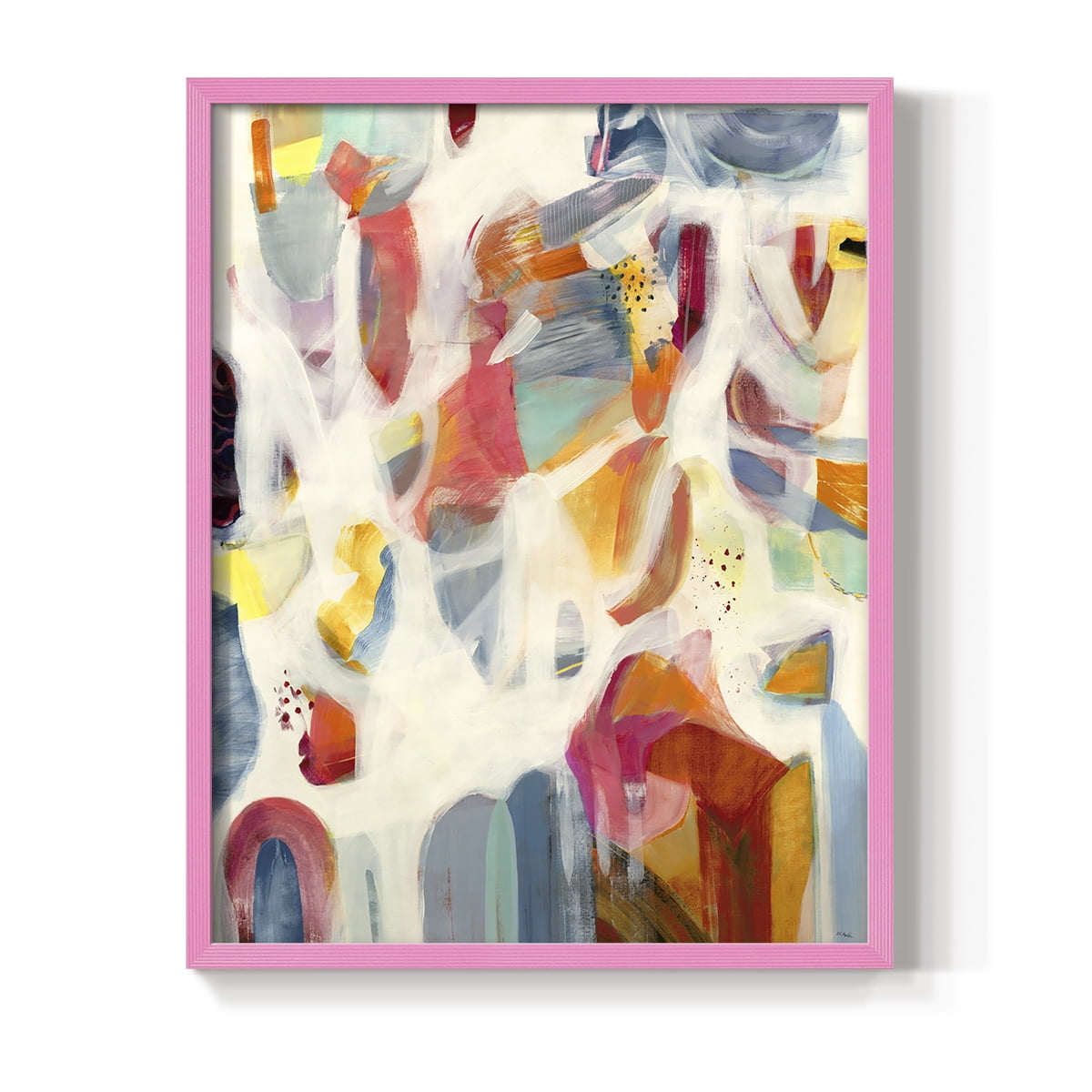 Reawaken in Pink Solid Wood 8 x 10 Framed Print