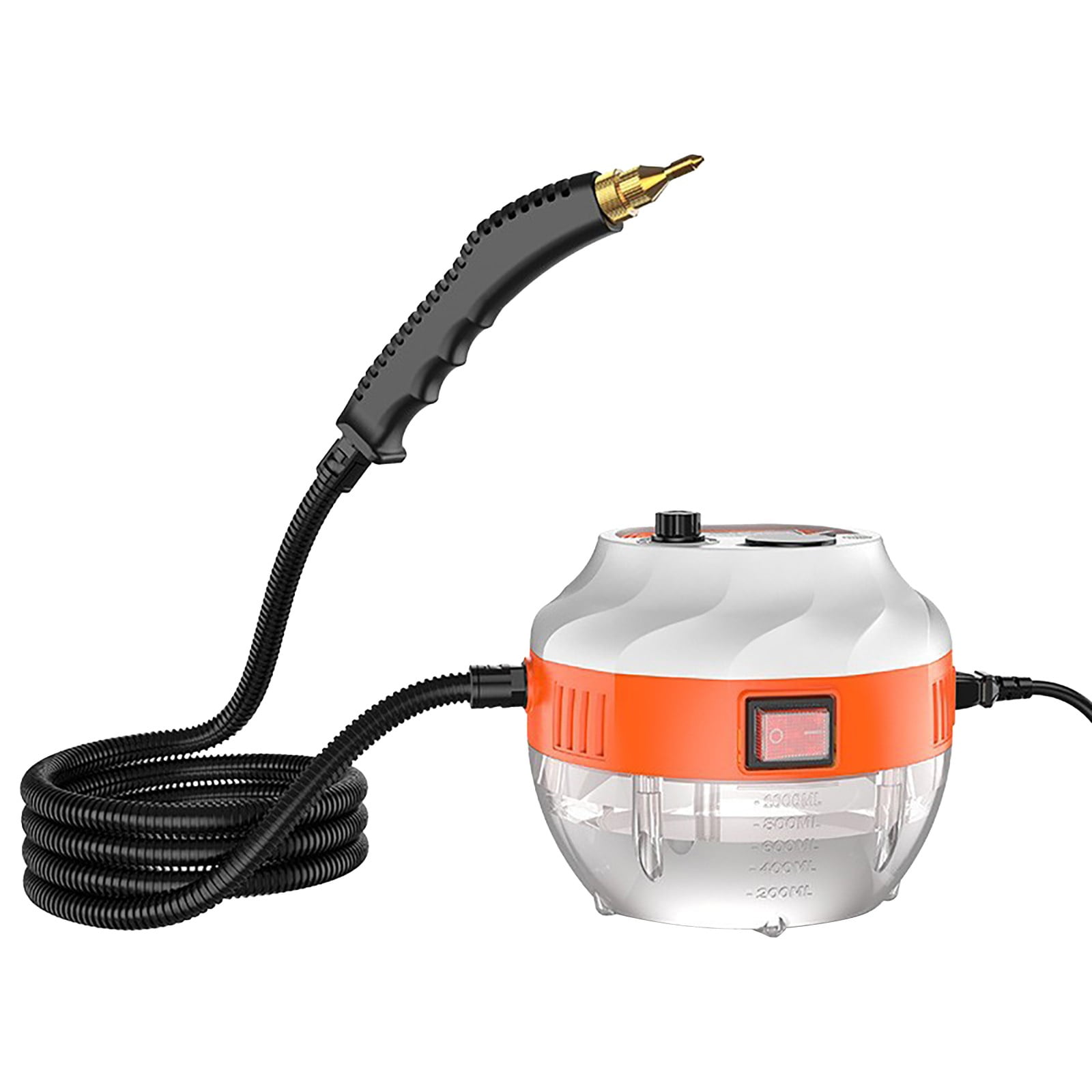 Handheld Steam Cleaner 1200ml - High Pressure 2500W Steamer For Home, Car, Kitchen, Bathroom, Upholstery (Green)