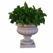 Reazone Molds ABS Diameter 45cm Plastic Precast Concrete Flower Pot Planter Molds for Sale, White, RZF-01