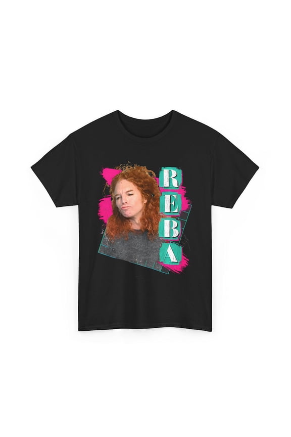 Reba Carrot Top Retro Vintage T-Shirt, Funny Redhead Graphic Tee, 90s Style Humor Shirt, Unisex Cotton Tee