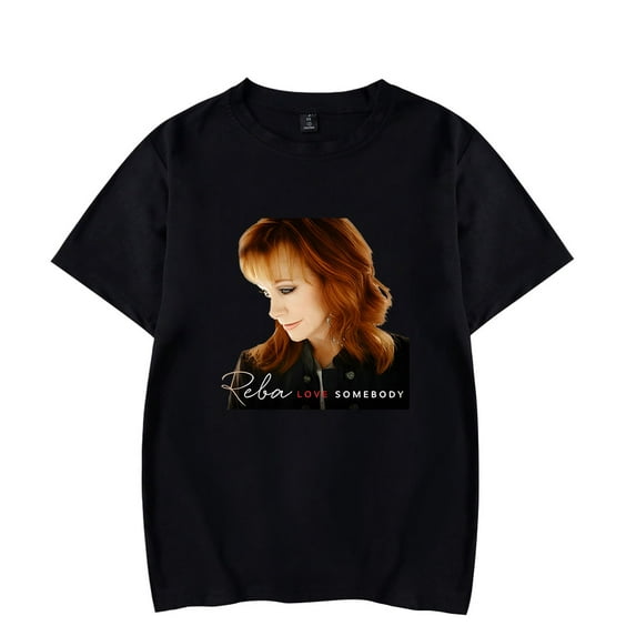 Reba Mcentire Merch T-shirt Women's men's retro casual summer round neck short sleeved T-shirt