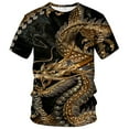thumbnail image 1 of Rebaike Men's Dragon Graphic T-Shirt Anime-Inspired Fantasy All-Over Print Tee Shirt, 1 of 7