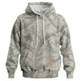 thumbnail image 1 of Rebaike Men's Snow Camo Hoodie Winter White 3D Forest Camouflage Pullover Sweatshirt, 1 of 8
