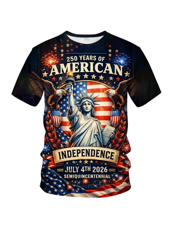 We The People T-Shirt for Men Vintage Patriotic Tee USA flag Design Freedom & Heritage Graphic Shirt
