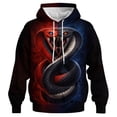 thumbnail image 1 of Rebaike Yin Yang Inspired Dual Snake Hoodie Unisex Gothic Streetwear Red Black Serpent Graphic Pullover Sweatshirt Dark Aesthetic Balance Fire Ice Fantasy 3D Print Hoodie, 1 of 8