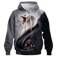 thumbnail image 1 of Rebaike Yin Yang Inspired Dual Snake Hoodie Unisex Gothic Streetwear Red Black Serpent Graphic Pullover Sweatshirt Dark Aesthetic Balance Fire Ice Fantasy 3D Print Hoodie, 1 of 8