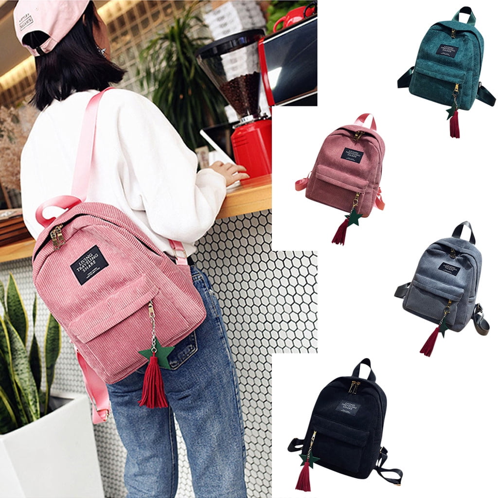 Mini Mochila De Pana Retro Bordada Personalizada Para Mujer, Mochilas Pequeñas De Moda, Mochilas Escolares Para Niñas Y Estudiantes, Mochila Informal Fivean Unisex | En Línea