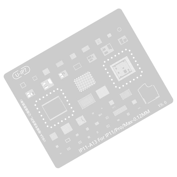 Reballing Stencil Template Tin Planting Soldering Net Maintenance Electronics Fixing for 15 14 13 12 11 Phone