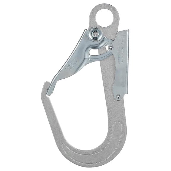 Rebar Snap Hook - Alloy Steel Drop Forged Safety Hook, 4.5 Inch Double Lock Carabiner, Fall Protection Lanyard, Climbing & Industrial Use