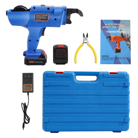 Rebar Tying Machine, Rebar Tying Tool, Blue Rebar Tying Machine for Construction Projects, Bridge Engineering, Tunnel Engineering