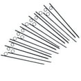 thumbnail image 1 of Rebar stake with loop 16pcs Grip Rebar 3/8x 18 Inch Steel Durable Heavy Duty Tent Canopy Ground Stakes with Angled Ends and 1 Inch Loops for Campsites and Canopies, 1 of 9