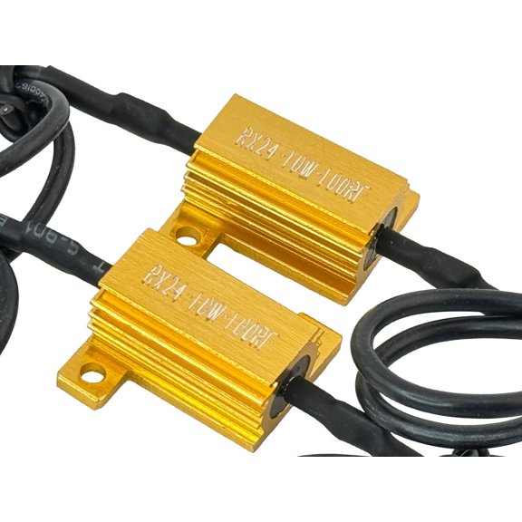 Rebaydo 2pcs 100 Ohm LED Light Bulb Load Equalizer