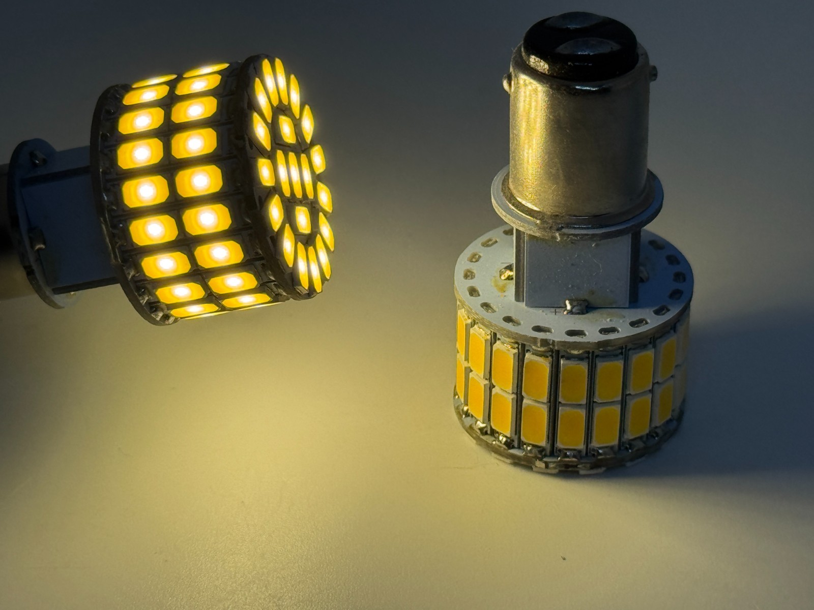 Rebaydo 2pcs 1142 6 Volt LED Bulb BA15D Base 60 SMD Single Filament ...